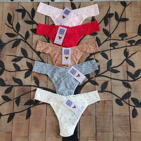 Hanky Panky Original Rise Lace Thongs #4811 Lot 5